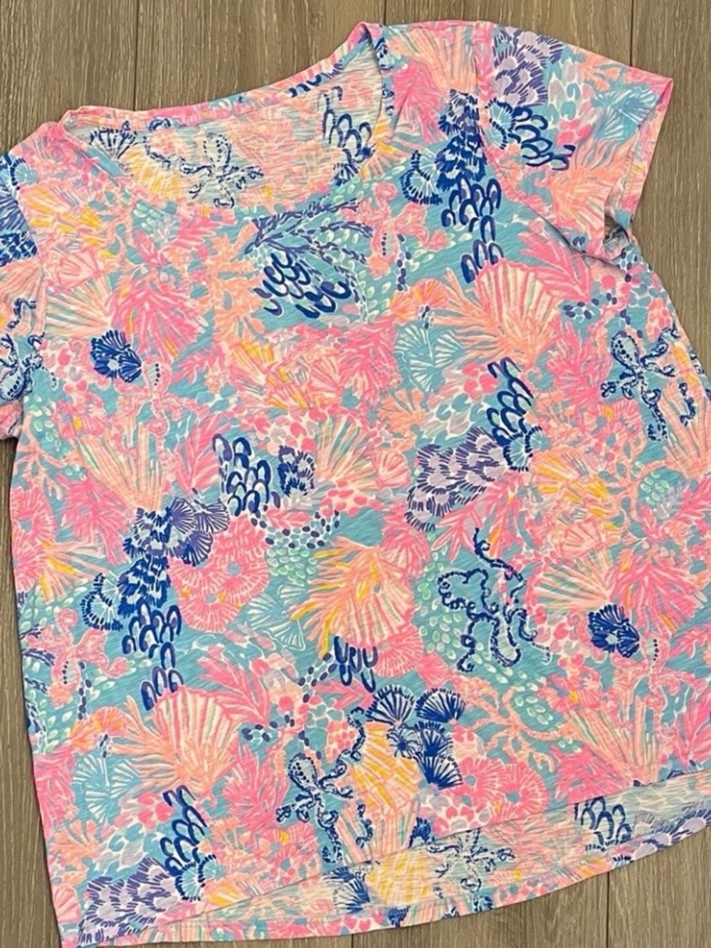 Lilly Pulitzer Etta Scoopneck Top